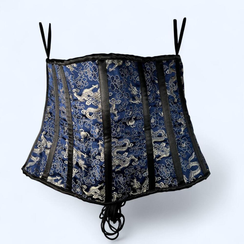 Burleska - Blue Corset Bustier - Waist 28"